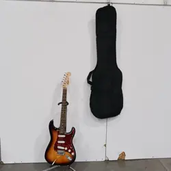 SQUIER STRAT BY FENDER ELECTRIC GUITAR WITH GIG BAG