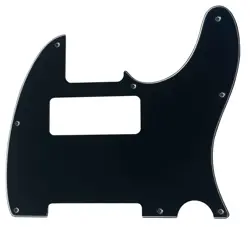 2 PRS CUSTOM FOR 8-HOLE P90 FENDER TELECASTER GUITAR PICKGUARD,3 PLY BLACK