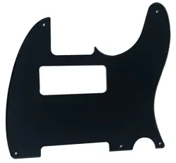 PICKGUARD FOR FENDER ESQUIRE TELECASTER 5-HOLE P90 GUITAR 1-PLY-ACRYLIC BLACK