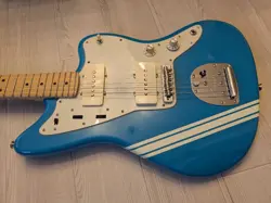 FENDER AMERICAN PROFESSIONAL II JAZZMASTER MIAMI BLUE ELECTRIC GUITAR W/HC