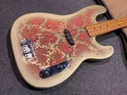 FENDER JAPAN PRECISION BASS GOLD PAISLEY NO.DG524