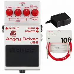 NEW BOSS JB-2 ANGRY DRIVER GENUINE ADAPTER PSA-100S2 + FENDER CABLE SET 