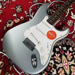 FENDER GUITAR SQUIER AFFINITY STRATOCASTER SLICK SILVER ROSEWOOD MUSICAL
