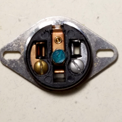 VINTAGE NOS AMPHENOL GROUNDED POWER OUTLET FENDER BLACKFACE GUITAR AMP AMPLIFIER