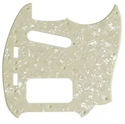 CUSTOM FOR FENDER KURT COBAIN MUSTANG HS STYLE GUITAR PICKGUARD,CREAM PEARL
