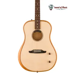 FENDER HIGHWAY SERIES DREADNOUGHT, ROSEWOOD FINGERBOARD W/GIG BAG - NATURAL