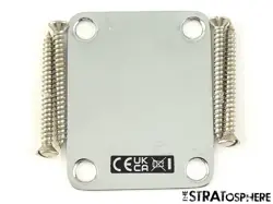 FENDER AV II AMERICAN VINTAGE 51 TELECASTER TELE 1951 NECK PLATE, CHROME 