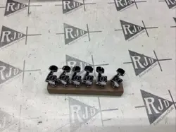 FENDER SCHALLER LOGO CHROME TUNERS TUNING MACHINES KEYS PEG HEADS