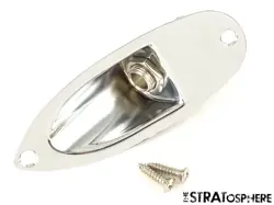 FENDER VINTERA II 50S RI STRATOCASTER STRAT OUTPUT JACK + PLATE CHROME.