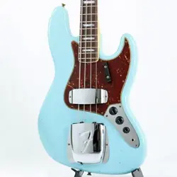 NEW FENDER CUSTOM SHOP 1966 JAZZ BASS JOURNEYMAN RELIC (AGED DAPHNE BLUE) 4.15KG