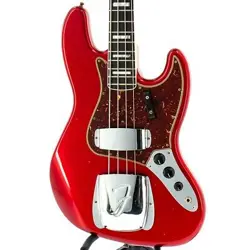 FENDER CUSTOM SHOP 1966 JAZZ BASS JOURNEYMAN RELIC (AGED CANDY APPLE RED) 4.31KG