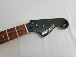 2008 STARCASTER BY FENDER STRATOCASTER NECK METALLIC BLACK 21 FRETS