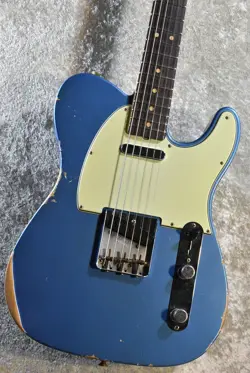 FENDER CUSTOM SHOP 1963 TELECASTER RELIC AGED LAKE PLACID BLUE CZ581846 #GG6TG
