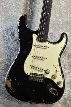 FENDER CUSTOM SHOP MICHAEL LANDAU 1968 STRATOCASTER RELIC BLACK R138890 #GGP4W