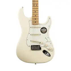 USED FENDER AMERICAN STANDARD STRATOCASTER OLYMPIC WHITE 2016