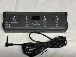 FENDER MS4 MUSTANG 4-BUTTON FOOTSWITCH FOR MUSTANG SERIES AMPS W- CORD