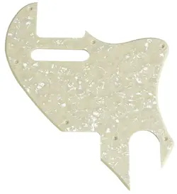 FOR FENDER US TELE F HOLE THINLINE STYLE GUITAR PICKGUARD 1 PLY CREAM PEARL