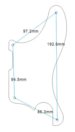 LIGERO GUITAR PICKGUARD