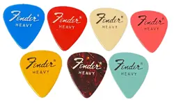 PICKS-70’S FENDER-351-HEAVY-RED