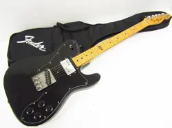 ELECTRIC GUITAR FENDER JAPAN TELECASTER CUSTOM TC72-70 BLACK MADE IN 1997-2000
