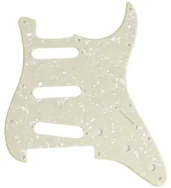 FOR FENDER PLAYER STRATOCASTER FLOYD ROSE SSS GUITAR PICKGUARD 1 PLY CREAM PEARL