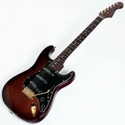 FENDER ISHIBASHI FSR MIJ TRADITIONAL 60S STRATOCASTER WALNUT TOP GOLD HARDWARE 3