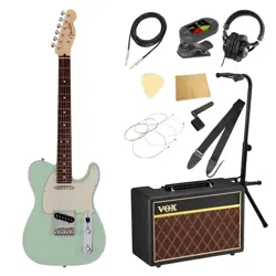 FENDER MIJ JUNIOR COLLECTION TELECASTER RW SATIN SFG WITH VOX AMPLIFIER 11-PIECE