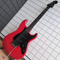 FENDER JAPAN ST-556 STRATOCASTER ELECTRIC GUITAR RED RARE