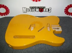 NEW - ALLPARTS FENDER LICENSED TELE BODY, ALDER - BUTTERSCOTCH, #TBF-BS