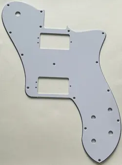 3 PLY WHITE PICKGUARD FIT FENDER PROFESSIONAL TELE DELUXE SHAWBUCKE GUITAR PARTS