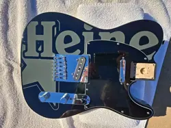 2010 FENDER STANDARD MIM TELECASTER LOADED BODY HEINEKEN BLACK MEXICO