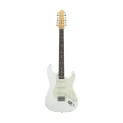 FENDER MIJ LIMITED STRATOCASTER XII ELECTRIC GUITAR, RW FB, OLYMPIC WHITE