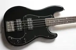FENDER BLACKTOP PRECISION BASS - BLACK, USED, HUMBUCKER PICKUP, CLASSIC LOOK