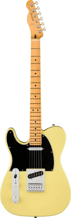 FENDER PLAYER II TELECASTER LEFT-HANDED ELECTRIC GUITAR, MAPLE FB,HIALEAH YELLOW