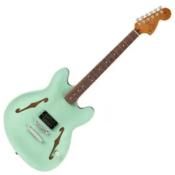 FENDER TOM DELONGE STARCASTER RW CHW SATIN SURF GREEN ELECTRIC GUITAR