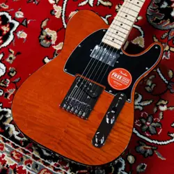 SQUIER BY FENDER AFFINITY SERIES TELECASTER FLAME MAPLE TOP MOCHA