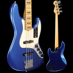 FENDER AMERICAN ULTRA JAZZ BASS, MAPLE FB, COBRA BLUE