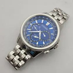 CITIZEN ECO-DRIVE MEN'S WATCH BU2021-51L NEW BATTERY 44MM