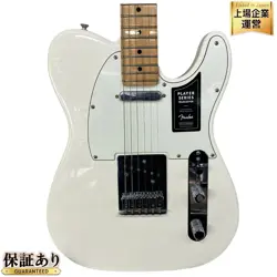 ELECTRIC GUITAR FENDER PLAYER SERIES TELECASTER MN POLAR WHITE MEXICO & CASE