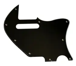 PICKGUARD FOR FENDER TELE MERLE HAGGARD F HOLE THINLINE GUITAR  1-PLY-BLACK