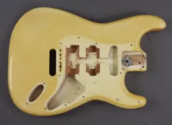 1974 FENDER STRATOCASTER BODY ORIGINAL OLYMPIC WHITE VINTAGE AMERICAN 1973 1975