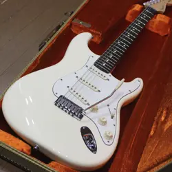 FENDER JEFF BECK SIGNATURE STRATOCASTER OLYMPIC WHITE