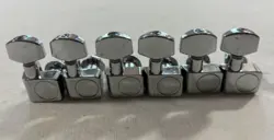 2021 FENDER STRATOCASTER PLAYER SERIE INLINE-6 TUNING PEGS TUNERS TWO-PIN CHROME