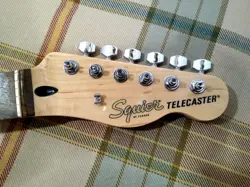 FENDER AFFINITY SERIES TELECASTER NECK AND TUNERS - MINT