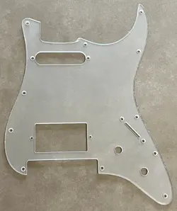 CUSTOM FOR FENDER STRAT FLOYD ROSE TREMOLO HS GUITAR PICKGUARD CLEAR TRANSPARENT