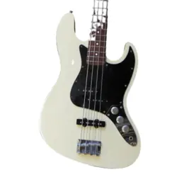 FENDER JAPAN AJB ELECTRIC BASS GUITAR WHITE USED FROM JAPAN