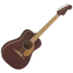 FENDER MALIBU PLAYER ACOUSTIC-ELECTRIC GUITAR (BURGUNDY SATIN)