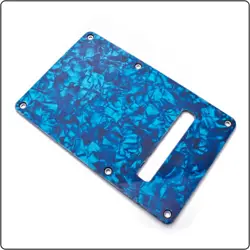 BLUE PEARL GUITAR TREMOLO TREM SPRING COVER BACK PLATE FOR FENDER STRAT