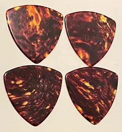 VINTAGE GUITAR PICKS- 1970’S FENDER 346 HEAVY GAUGE MISPRINT PICKS-LOT OF 4 NOS