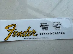 RAISED HEADSTOCK DECAL